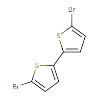 Chemical structure of 5,5'-dibromo-2,2'-bithiophene - CSSB00009814001