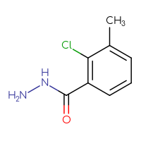 Chemical structure of 2-chloro-3-methylbenzohydrazide - CSSB00011996894