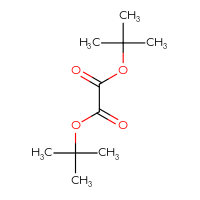 Chemical structure of di-tert-butyl oxalate - CSSB00000032769