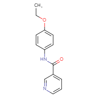 Chemical structure of N-(4-ethoxyphenyl)pyridine-3-carboxamide - CSSB00027752149