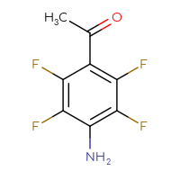 Chemical structure of 1-(4-amino-2,3,5,6-tetrafluorophenyl)ethan-1-one - CSSB00010200261