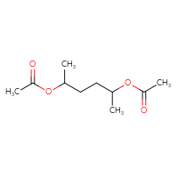 Chemical structure of 5-(acetyloxy)hexan-2-yl acetate - CSSB00000069163