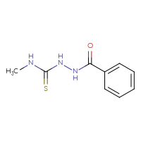 Chemical structure of N-[(methylcarbamothioyl)amino]benzamide - CSSB00000003040