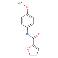 Chemical structure of N-(4-methoxyphenyl)furan-2-carboxamide - CSSB00000249917