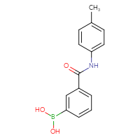 Chemical structure of {3-[(4-methylphenyl)carbamoyl]phenyl}boronic acid - CSSB00015191484