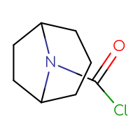 Chemical structure of 8-azabicyclo[3.2.1]octane-8-carbonyl chloride - CSSB00016139149