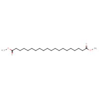 Chemical structure of 1,20-dimethyl icosanedioate - CSSB00000090776