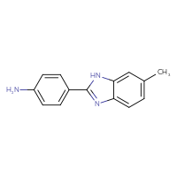 Chemical structure of 4-(6-methyl-1H-1,3-benzodiazol-2-yl)aniline - CSSB00000409127