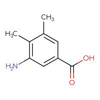 Chemical structure of 3-amino-4,5-dimethylbenzoic acid - CSSB00011794281