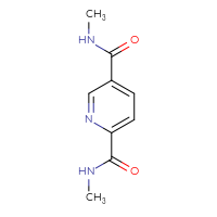 Chemical structure of N2,N5-dimethylpyridine-2,5-dicarboxamide - CSSB00103310314