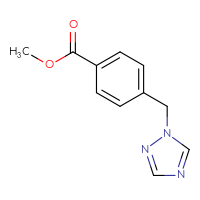 Chemical structure of methyl 4-[(1H-1,2,4-triazol-1-yl)methyl]benzoate - CSSB00011213227