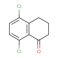 Chemical structure of 5,8-dichloro-1,2,3,4-tetrahydronaphthalen-1-one - CSSB00011742511