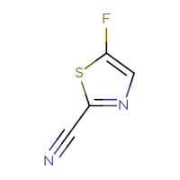 Chemical structure of 5-fluoro-1,3-thiazole-2-carbonitrile - CSSB00011012414