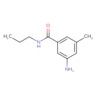 Chemical structure of 3-amino-5-methyl-N-propylbenzamide - CSSB00013322031