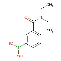 Chemical structure of [3-(diethylcarbamoyl)phenyl]boronic acid - CSSB00000049461