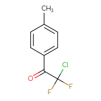 Chemical structure of 2-chloro-2,2-difluoro-1-(4-methylphenyl)ethan-1-one - CSSB00012351400