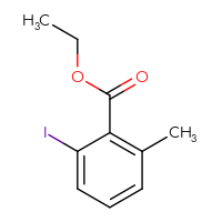 Chemical structure of ethyl 2-iodo-6-methylbenzoate - CSSB00010168164