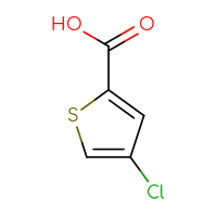 Chemical structure of 4-chlorothiophene-2-carboxylic acid - CSSB00000688029
