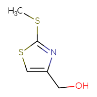Chemical structure of [2-(methylsulfanyl)-1,3-thiazol-4-yl]methanol - CSSB00015782739