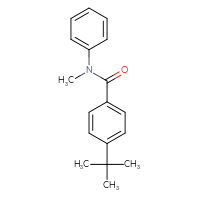 Chemical structure of 4-tert-butyl-N-methyl-N-phenylbenzamide - CSSB00046176761
