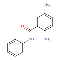 Chemical structure of 2-amino-5-methyl-N-phenylbenzamide - CSSB00000932364