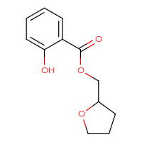 Chemical structure of (oxolan-2-yl)methyl 2-hydroxybenzoate - CSSB00000006211