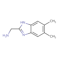 Chemical structure of 1-(5,6-dimethyl-1H-1,3-benzodiazol-2-yl)methanamine - CSSB00011649678