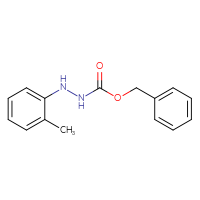 Chemical structure of N'-(2-methylphenyl)(benzyloxy)carbohydrazide - CSSB00113607366