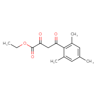 Chemical structure of ethyl 2,4-dioxo-4-(2,4,6-trimethylphenyl)butanoate - CSSB00000648817