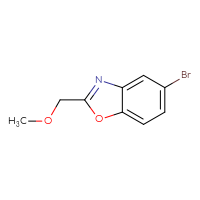 Chemical structure of 5-bromo-2-(methoxymethyl)-1,3-benzoxazole - CSSB00009817046