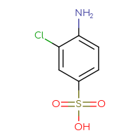 Chemical structure of 4-amino-3-chlorobenzene-1-sulfonic acid - CSSB00009990811