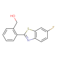 Chemical structure of [2-(6-fluoro-1,3-benzothiazol-2-yl)phenyl]methanol - CSSB06590983510