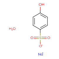 Chemical structure of sodium 4-hydroxybenzene-1-sulfonate hydrate - CSSB00015267405