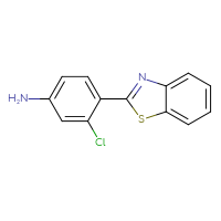 Chemical structure of 4-(1,3-benzothiazol-2-yl)-3-chloroaniline - CSSB00000595846