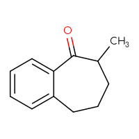 Chemical structure of 6-methyl-6,7,8,9-tetrahydro-5H-benzo[7]annulen-5-one - CSSB00000701315