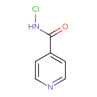Chemical structure of N-chloropyridine-4-carboxamide - CSSB00010782342