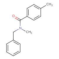 Chemical structure of N-benzyl-N,4-dimethylbenzamide - CSSB00000001470