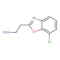 Chemical structure of 2-(7-chloro-1,3-benzoxazol-2-yl)ethan-1-amine - CSSB00012017318