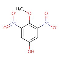 Chemical structure of 4-methoxy-3,5-dinitrophenol - CSSB00021598391