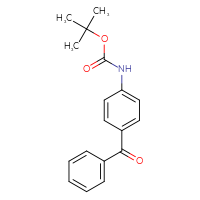 Chemical structure of tert-butyl N-(4-benzoylphenyl)carbamate - CSSB00010110337