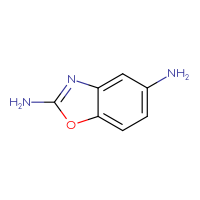Chemical structure of 1,3-benzoxazole-2,5-diamine - CSSB00012023003