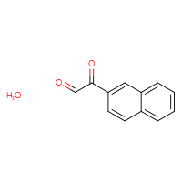 Chemical structure of 2-(naphthalen-2-yl)-2-oxoacetaldehyde hydrate - CSSB00000726016