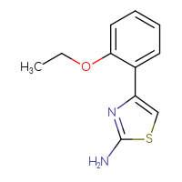 Chemical structure of 4-(2-ethoxyphenyl)-1,3-thiazol-2-amine - CSSB00000741844