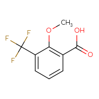 Chemical structure of 2-methoxy-3-(trifluoromethyl)benzoic acid - CSSB00000061458