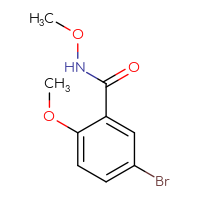 Chemical structure of 5-bromo-N,2-dimethoxybenzamide - CSSB00012274046