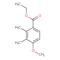 Chemical structure of ethyl 4-methoxy-2,3-dimethylbenzoate - CSSB00010164444