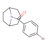 Chemical structure of 8-(4-bromobenzoyl)-8-azabicyclo[3.2.1]octane - CSSB00019426496