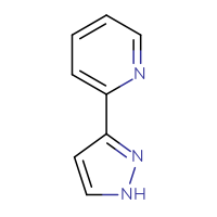 Chemical structure of 2-(1H-pyrazol-3-yl)pyridine - CSSB00000687794