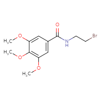 Chemical structure of N-(2-bromoethyl)-3,4,5-trimethoxybenzamide - CSSB00000604074