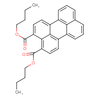 Chemical structure of 3,4-dibutyl perylene-3,4-dicarboxylate - CSSB21193465762